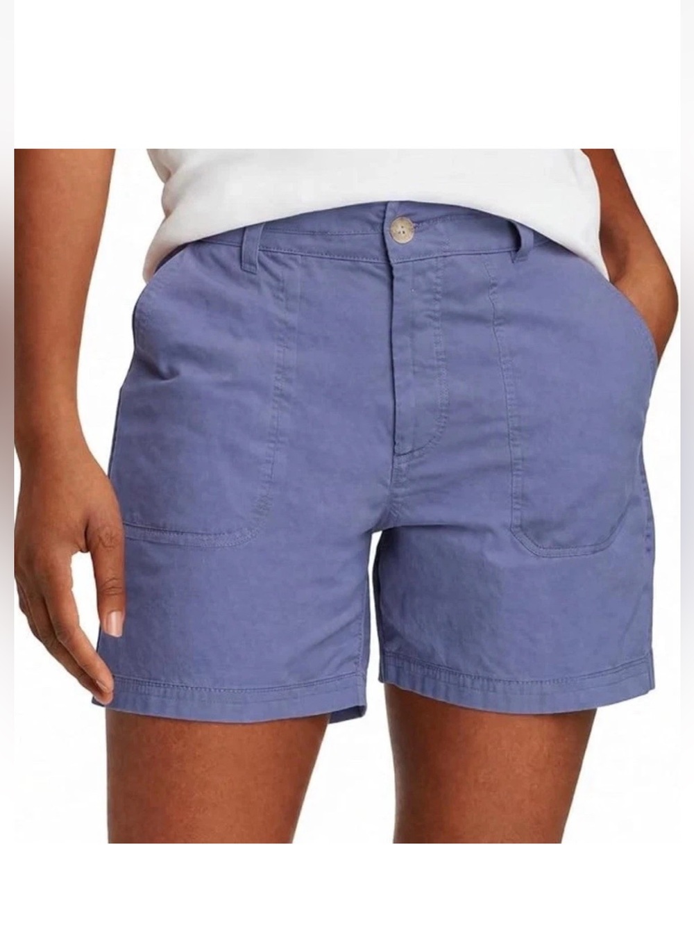 Eddie Bauer Women's Blue Utility Shorts